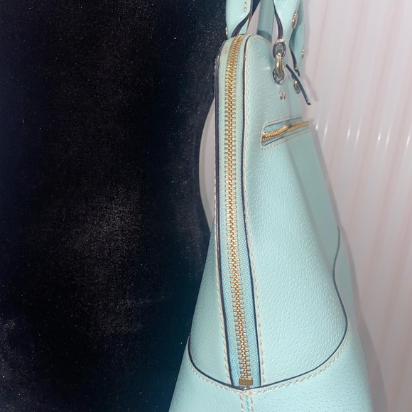 Kate Spade ♠️ Tiffany Blue / Robin's Egg  Rachelle Wellesley satchel - Picture 3 of 11